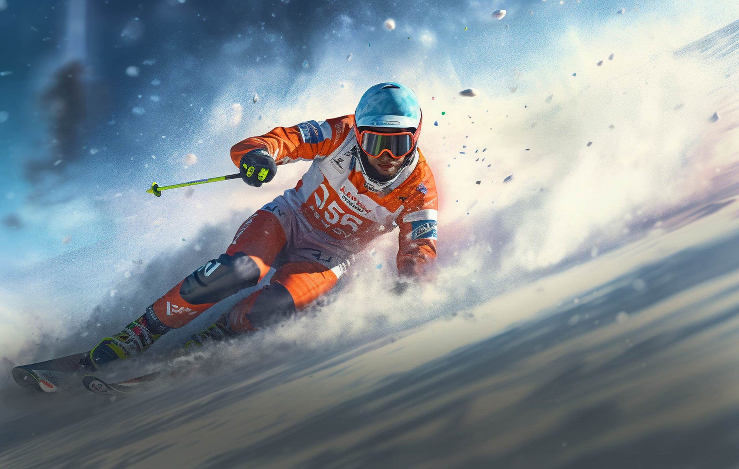 Skifahrer
